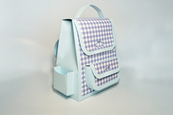 3D Backpack SVG File 3D Gift Box
