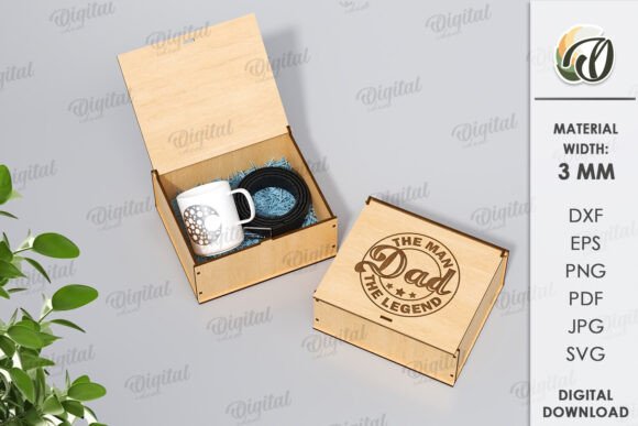 3D Father’s Day Gift Box: Laser Cutting for Father S Day Branding