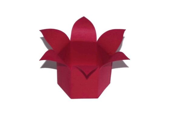 3D Floral Flower Shape Pot Favour Bag Review: 3D SVG for Pots And Vases Branding