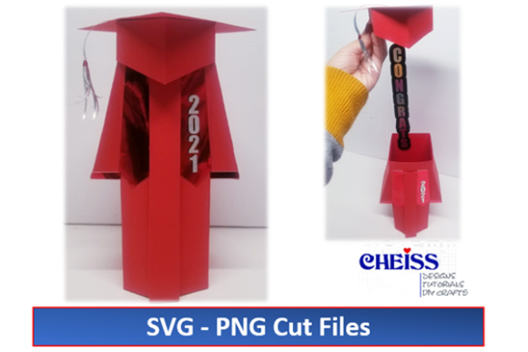 3D Graduation Gift Box Gown and Cap: 3D SVG Shapes Review