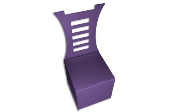 3D Miniature Chair Party Favor Treat Box: 3D SVG for Birthdays