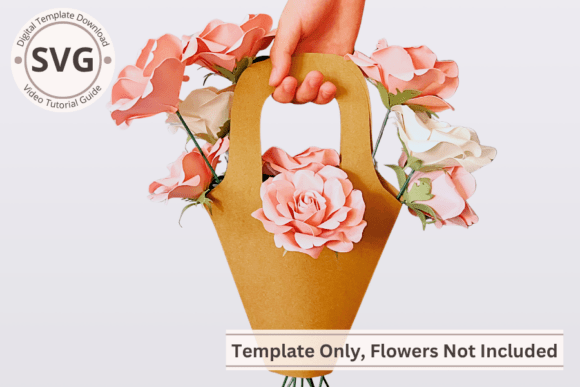 3D Paper Flower Holder Bag Handle SVG Review
