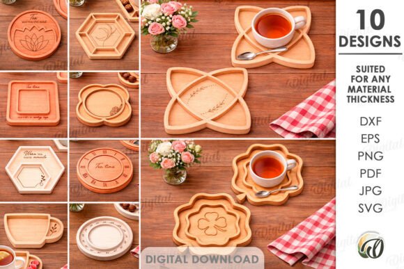 3D Serving Trays Bundle Laser Cut: A Brand Designer’s Review for Other Home Decor