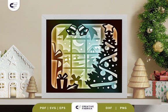 Christmas Night Window 3D SVG Review