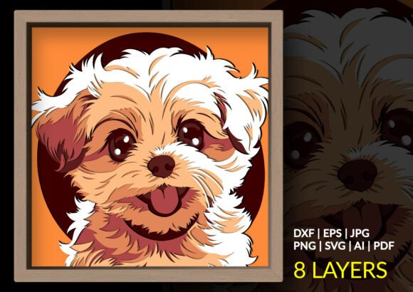 Cute Puppy Dog 3D Layered Shadow Box: A Sellerβs Review