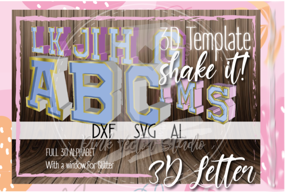 Full 3D New Alphabet Shaker: A 3D SVG Shapes Review for Publishers