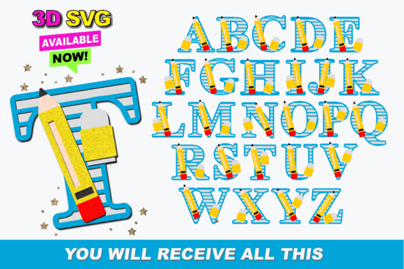 Teacher Alphabet 3D SVG: A Designer’s Review of Shapes for Classroom Branding